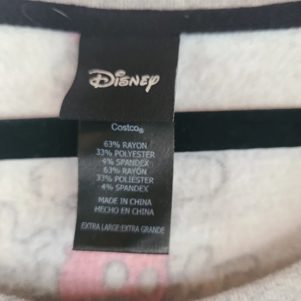 Disney Mickey Mouse Womens Lounge Pajamas - Gray and Red Size Xl - Picture 11 of 13